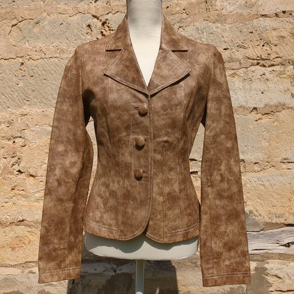 Vintage Brown Jacket with Classic Silhouette - Picture 2 of 9
